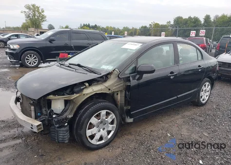 2009 Honda Civic Lx z USA, uszkodzony, nr VIN 19XFA16599E017755